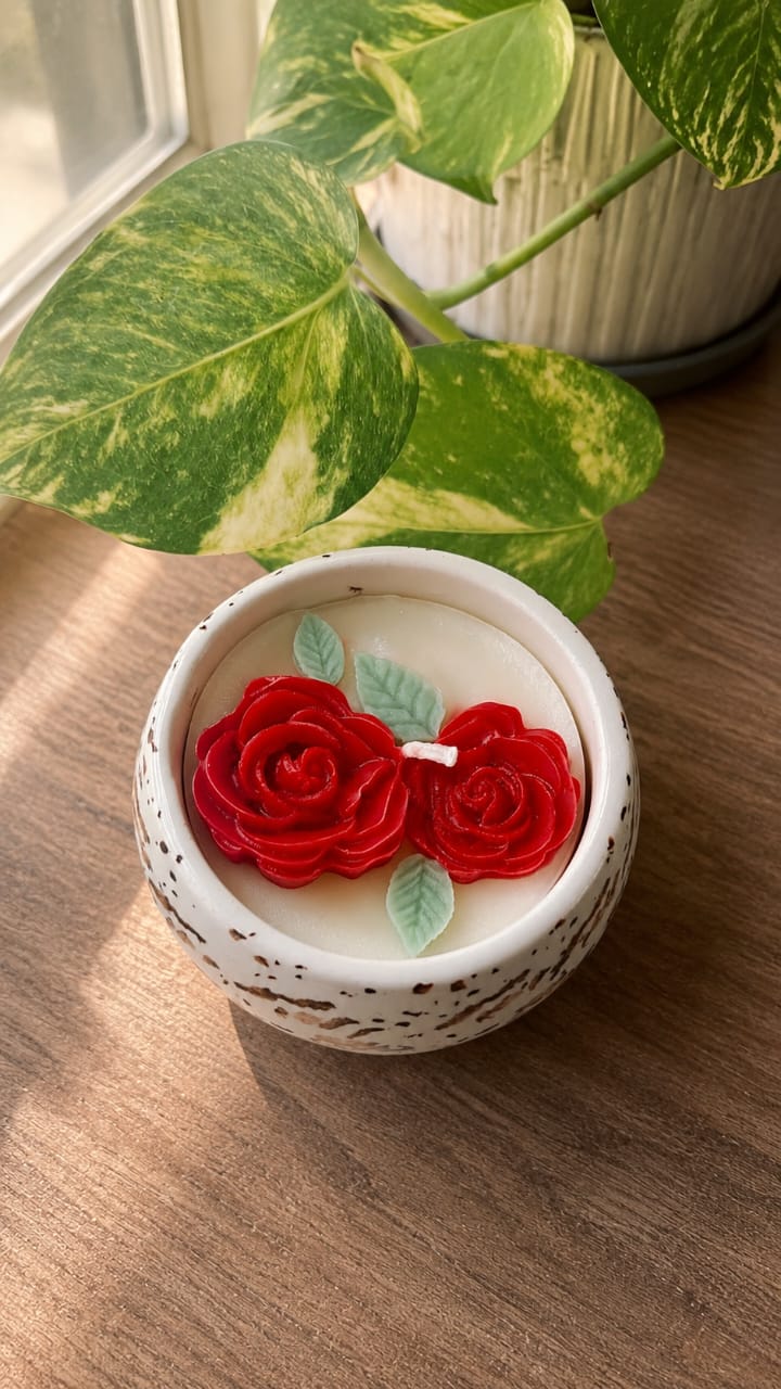 Rose Bowl Candle