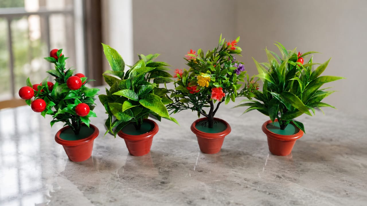 Artificial plants combo (Pack of four)