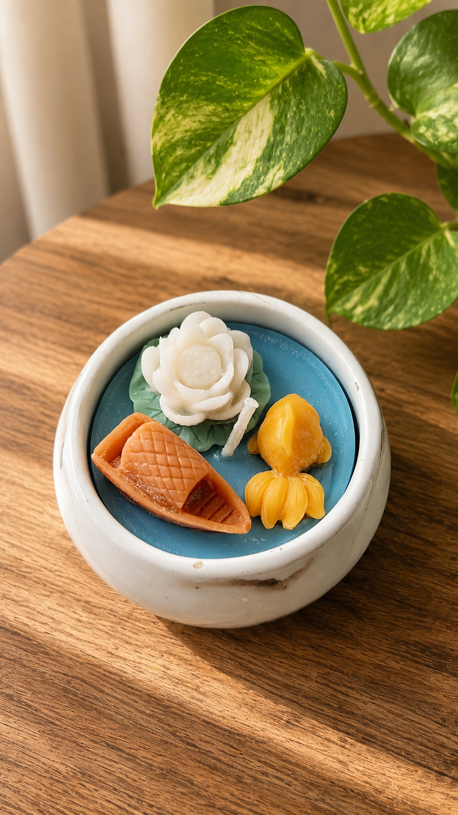 Lotus Bowl candle